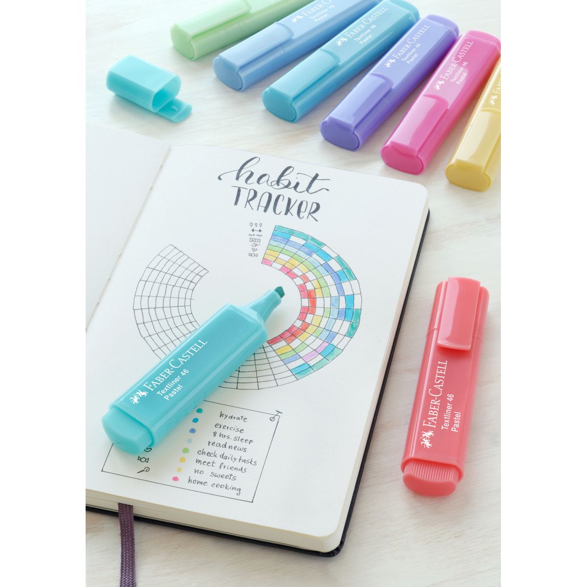 Zakreślacz Faber Castell Pastel turkusowy (FC154658)