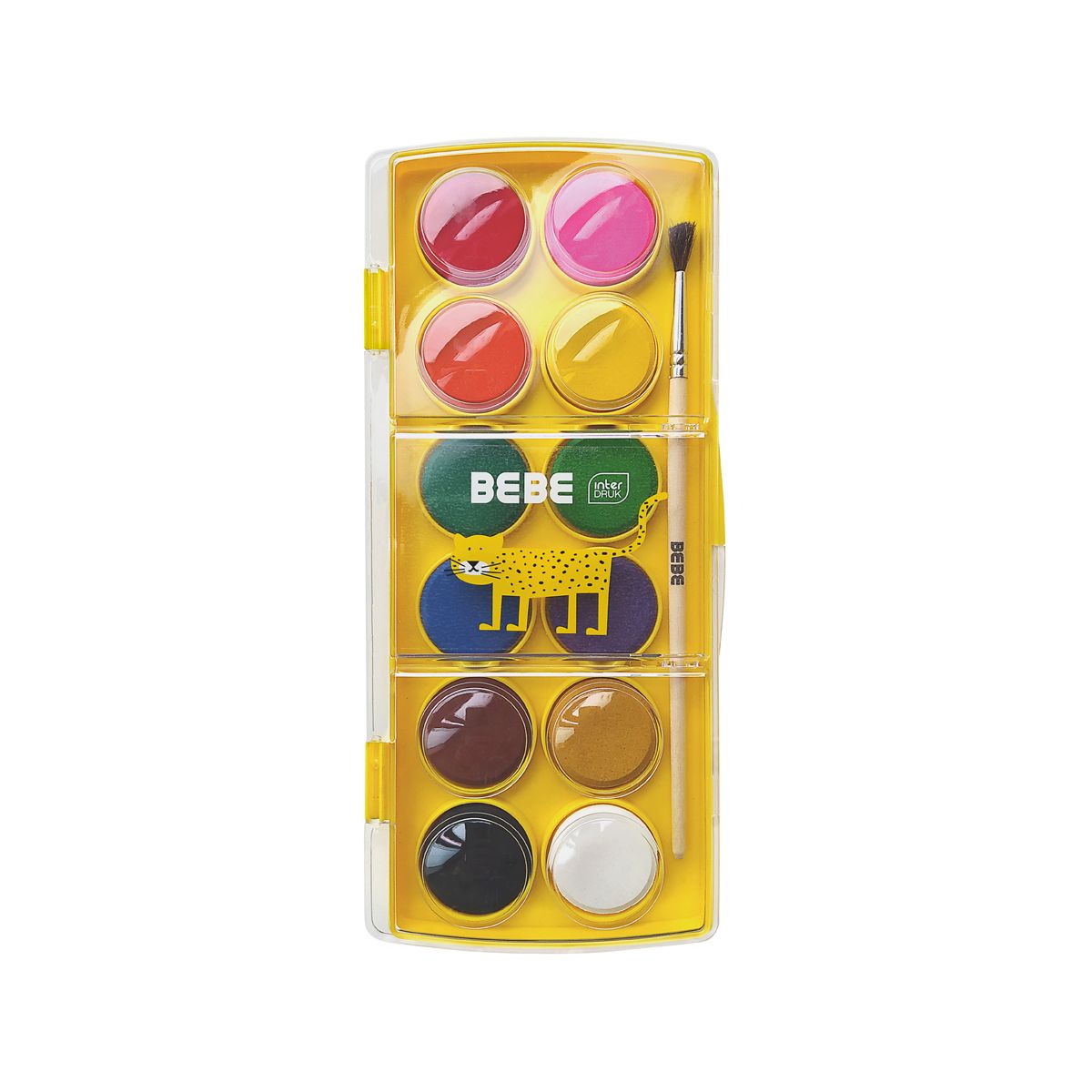 Farby akwarelowe Bebe BB KIDS 12 kolor.