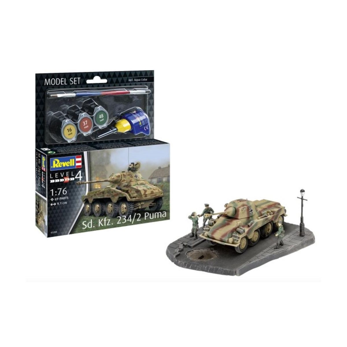 Model do sklejania Cobi Set Sd. Kfz. 234/2 Puma (REV-63288)