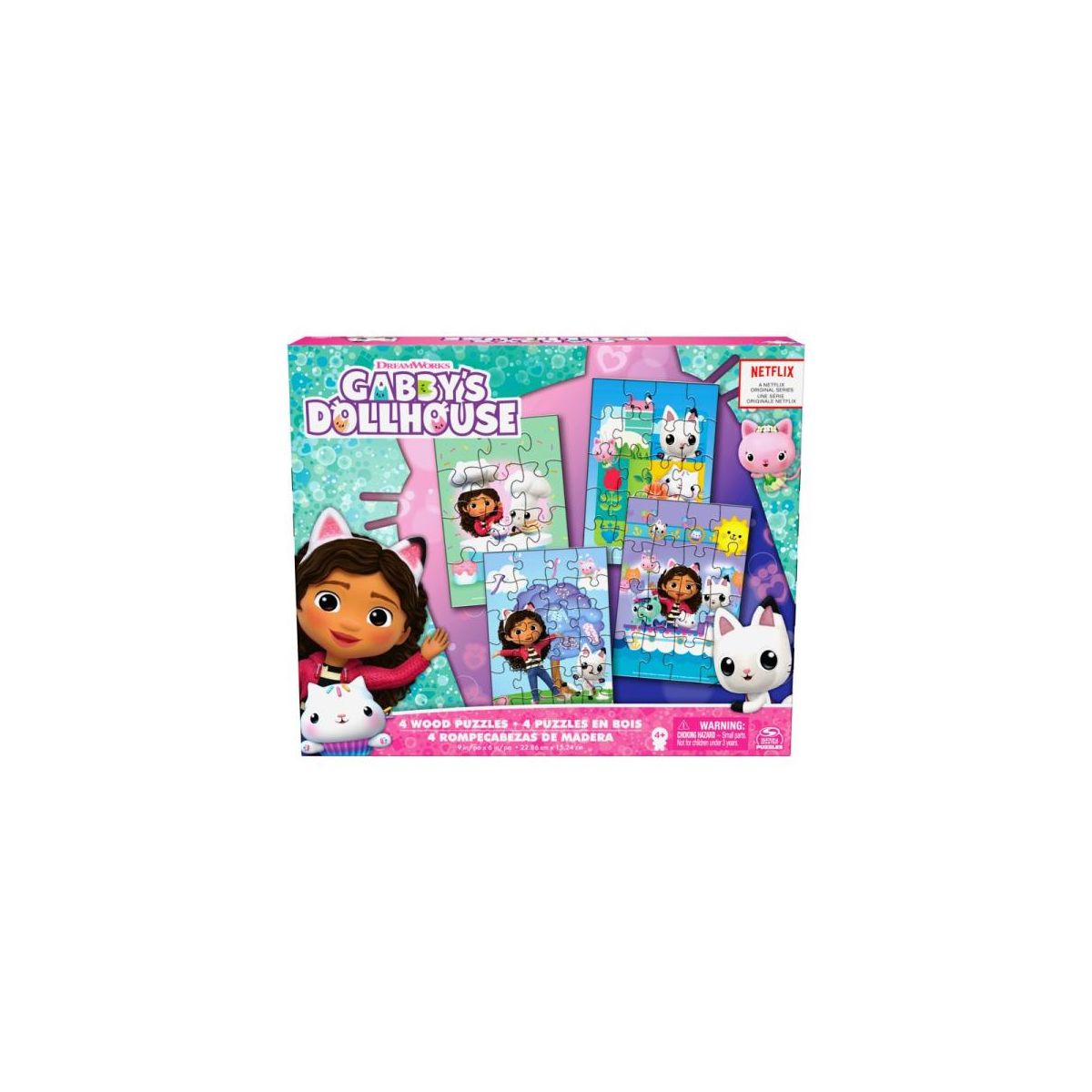 Puzzle Spin Master Koci Domek Gabi 4 pack (6067990)