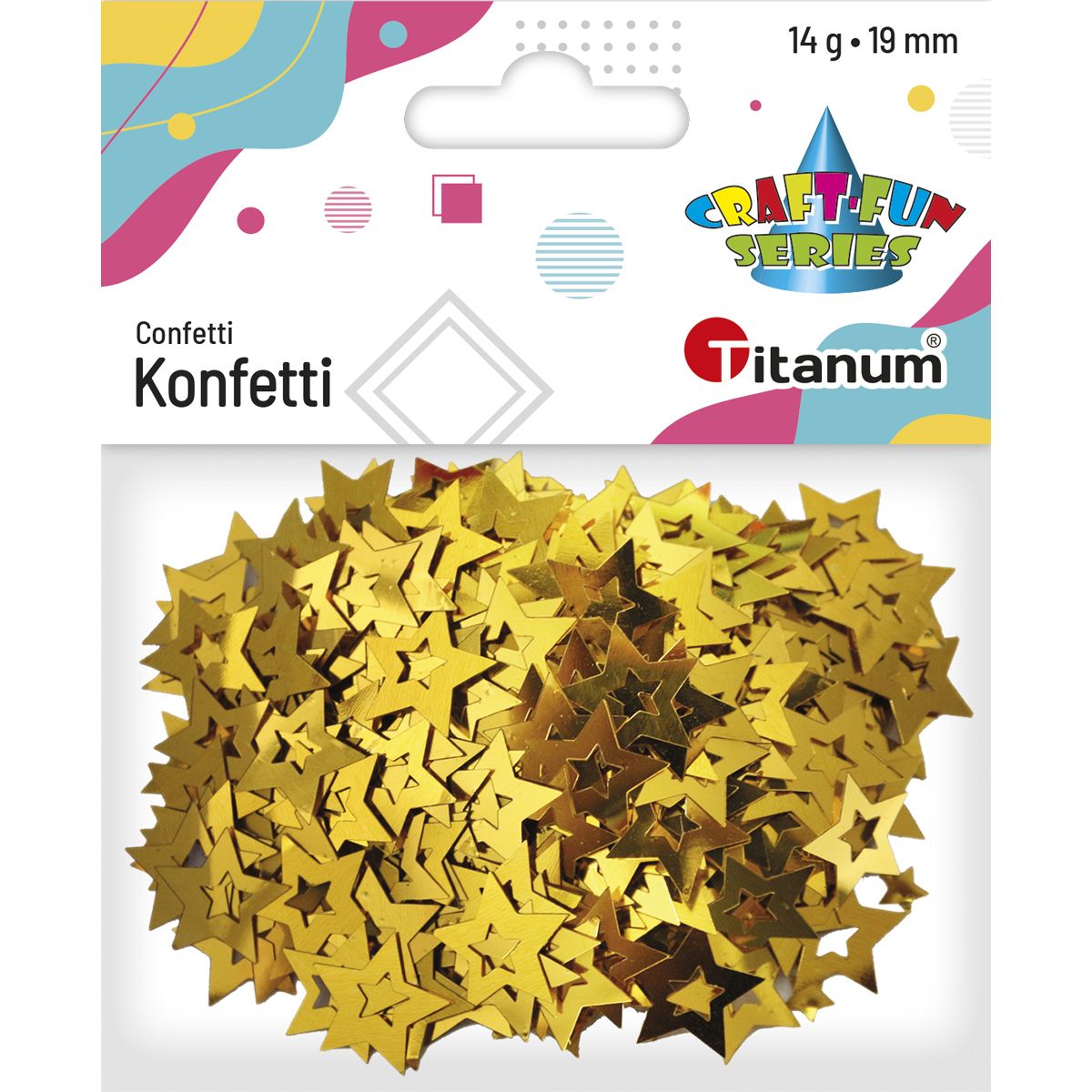 Konfetti Titanum Craft-Fun Series gwiazdki (284809)