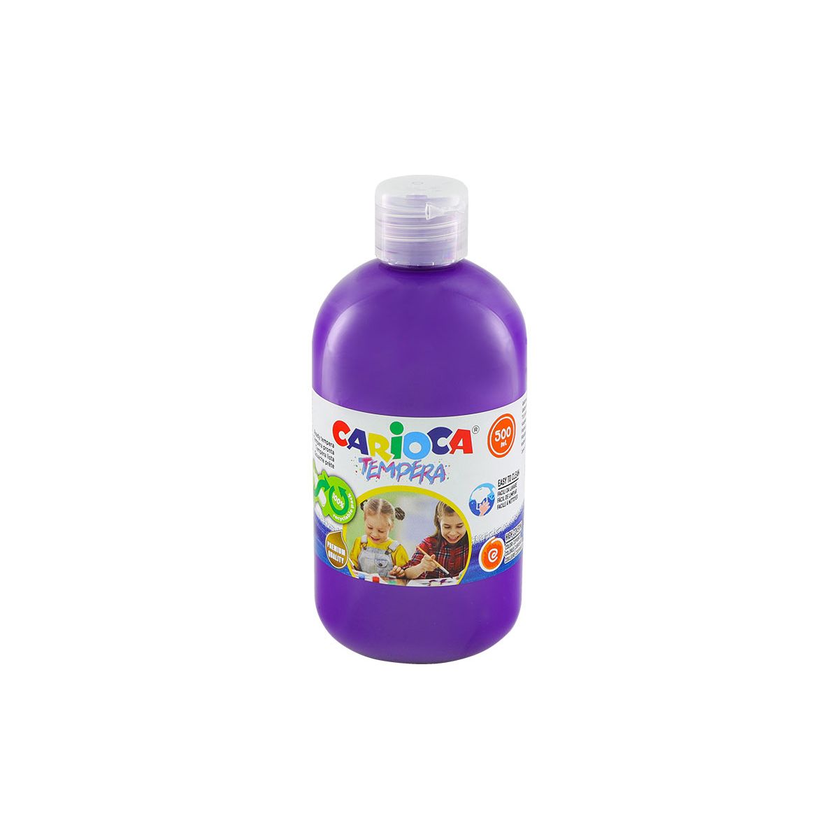 Farba tempera Carioca kolor: fioletowy 500ml 1 kolor. (170-2666)