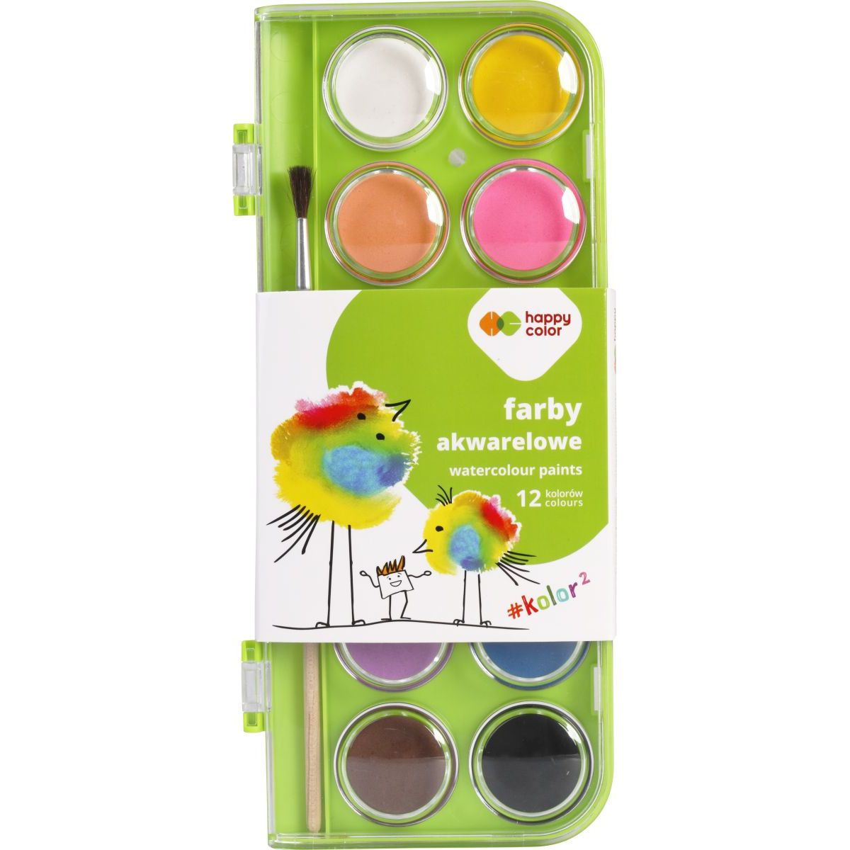 Farby akwarelowe Happy Color (HA 3360 28KK-K12)