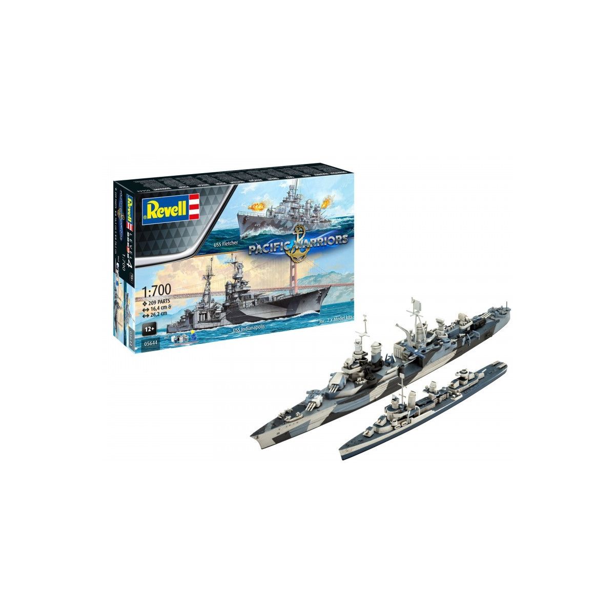 Model do sklejania Cobi Zestaw upominkowy Statki Pacific Warriors 1/700 (REV-05644)