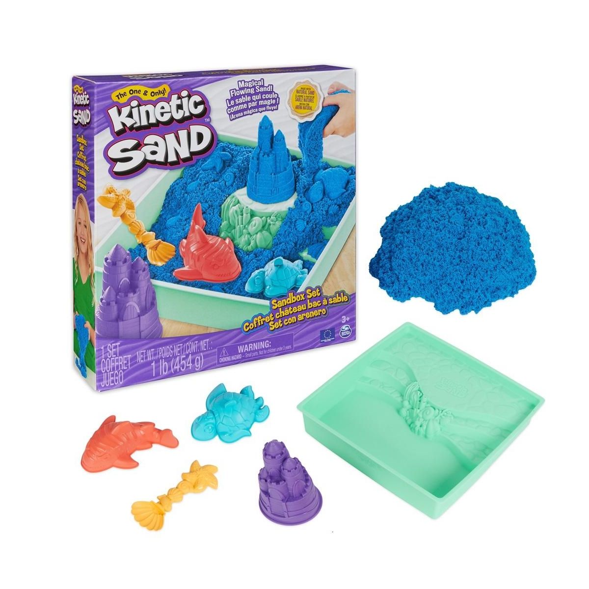 Piasek kinetyczny Spin Master Kinetic Sand zestaw piaskownica (6067800)