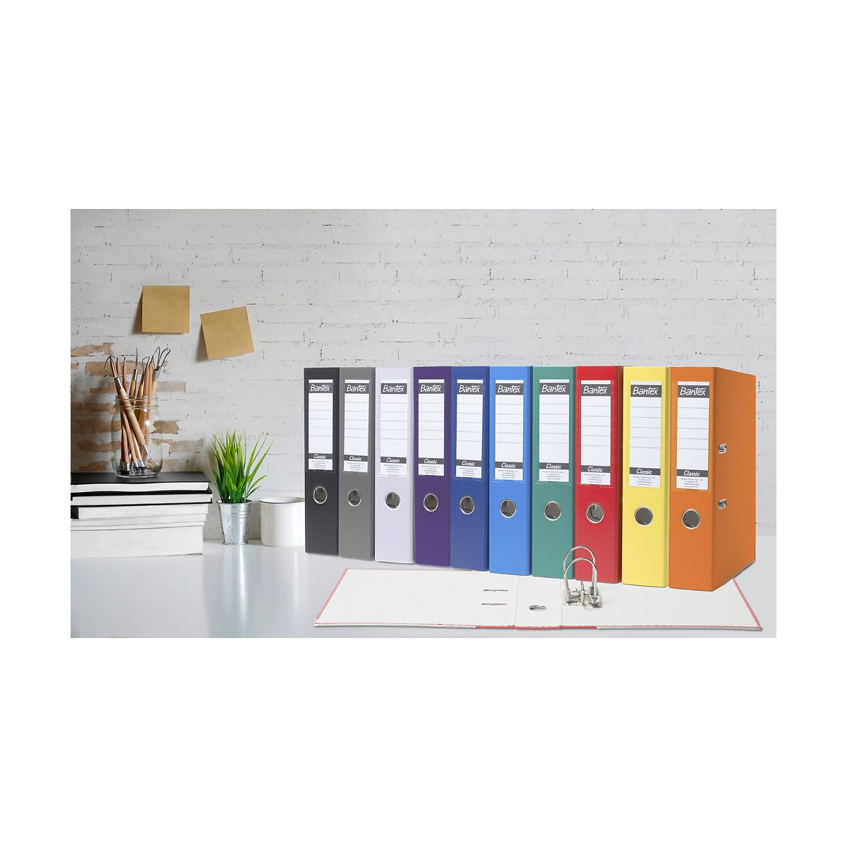 Segregator dźwigniowy Bantex Classic A4 7,5 cm granatowy (400136278)
