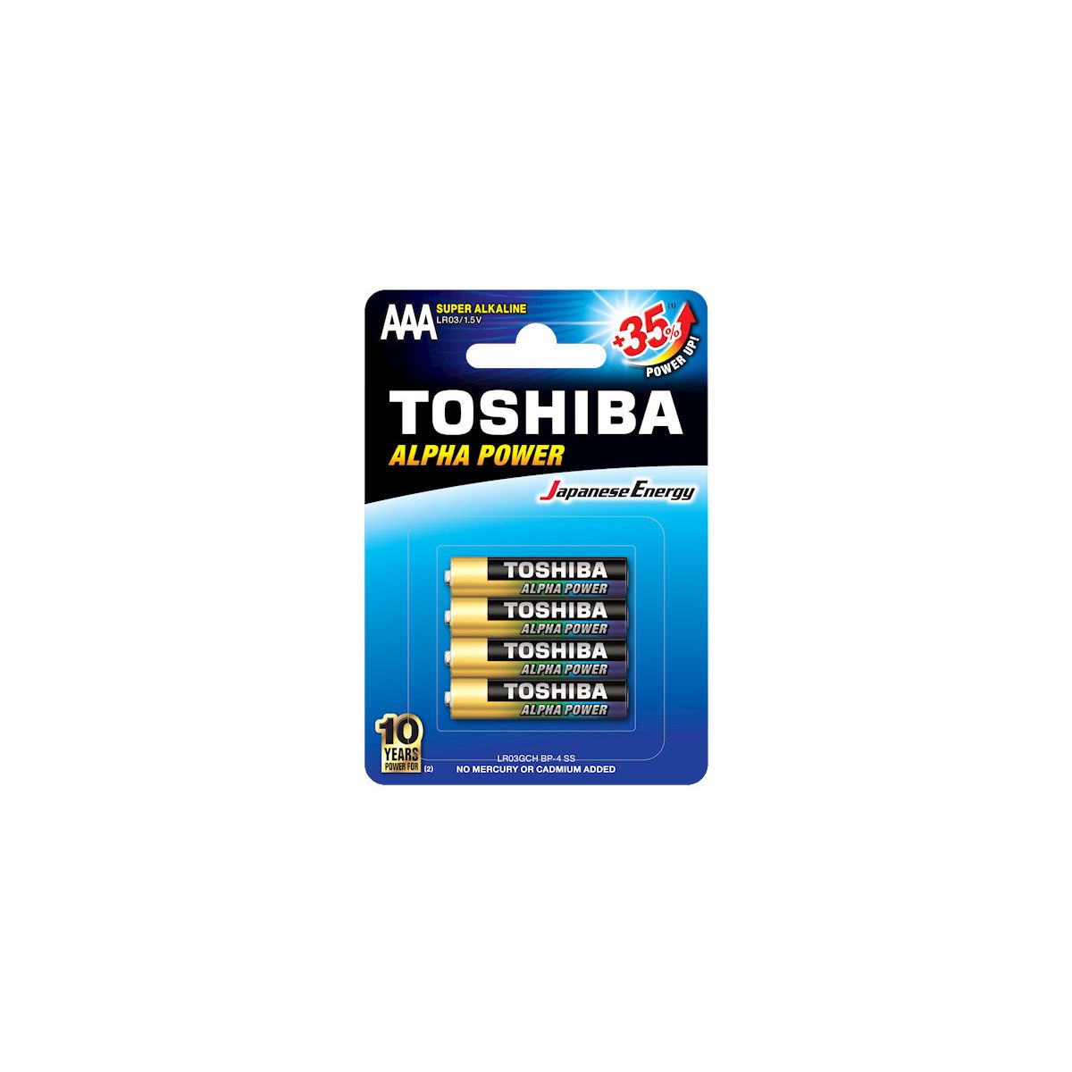 Baterie Toshiba Alpha Power LR03 (BT1910)