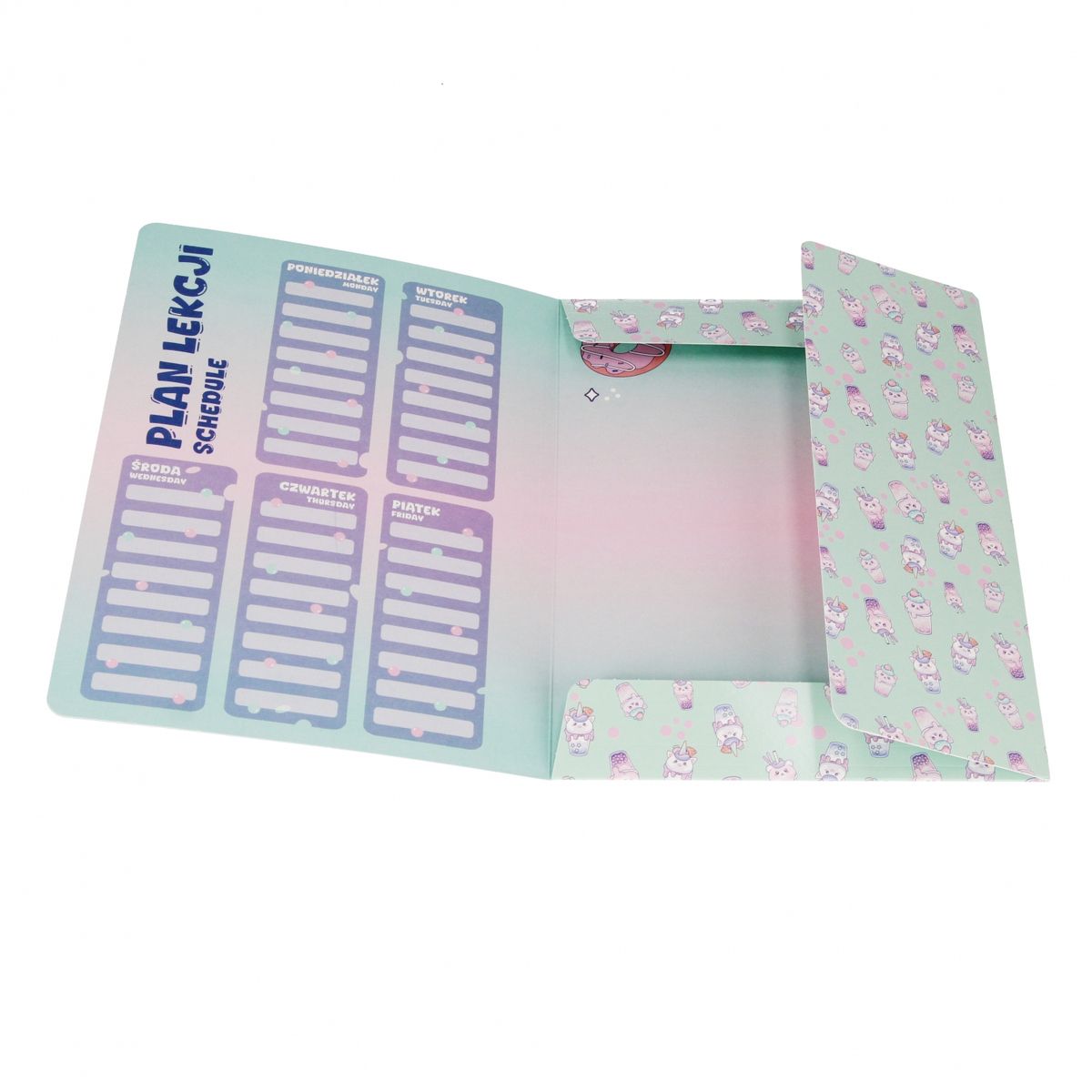 Teczka kartonowa na gumkę Bubble A4 mix Starpak (559725)