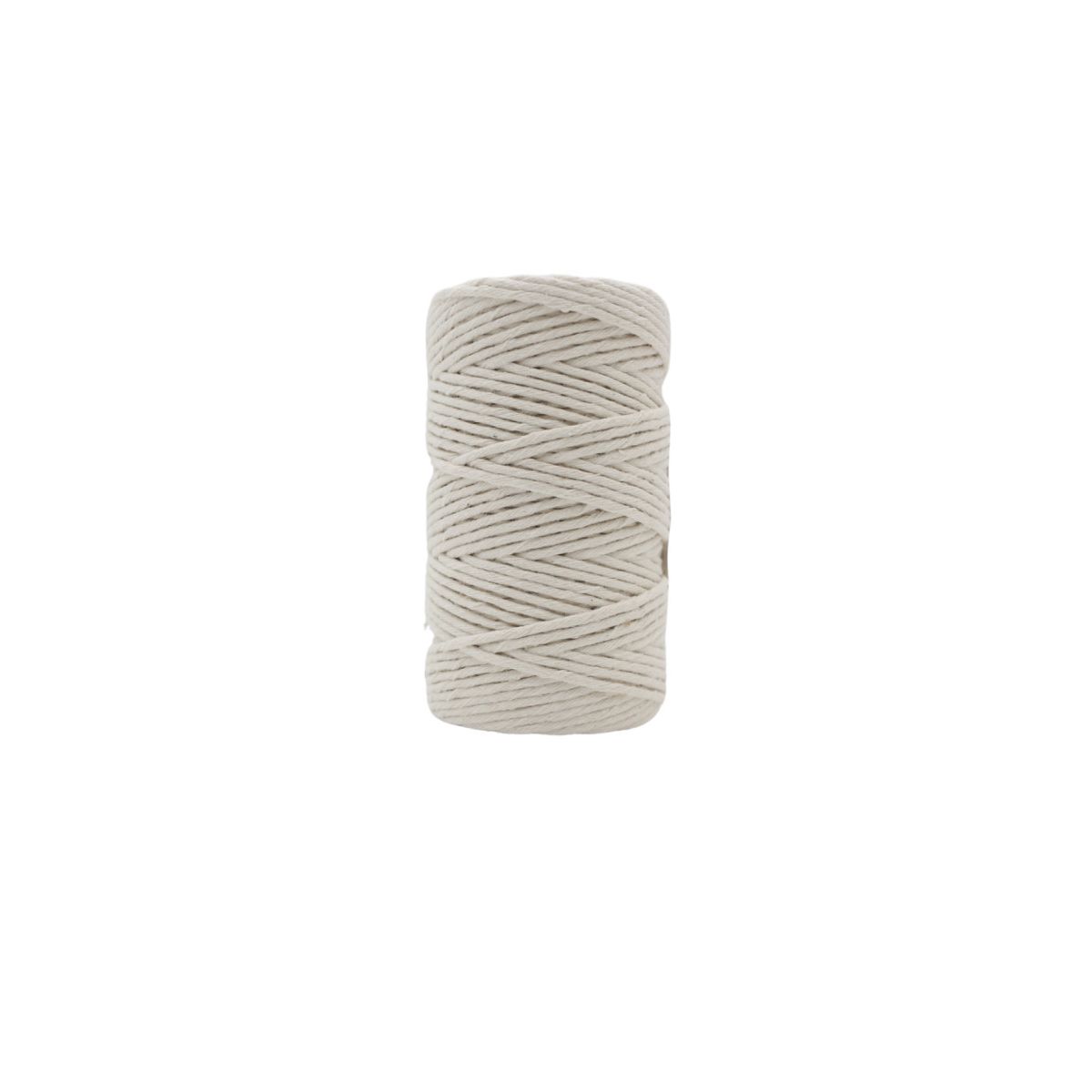 Sznurek Tierra ozdobny, pastel biały 50m