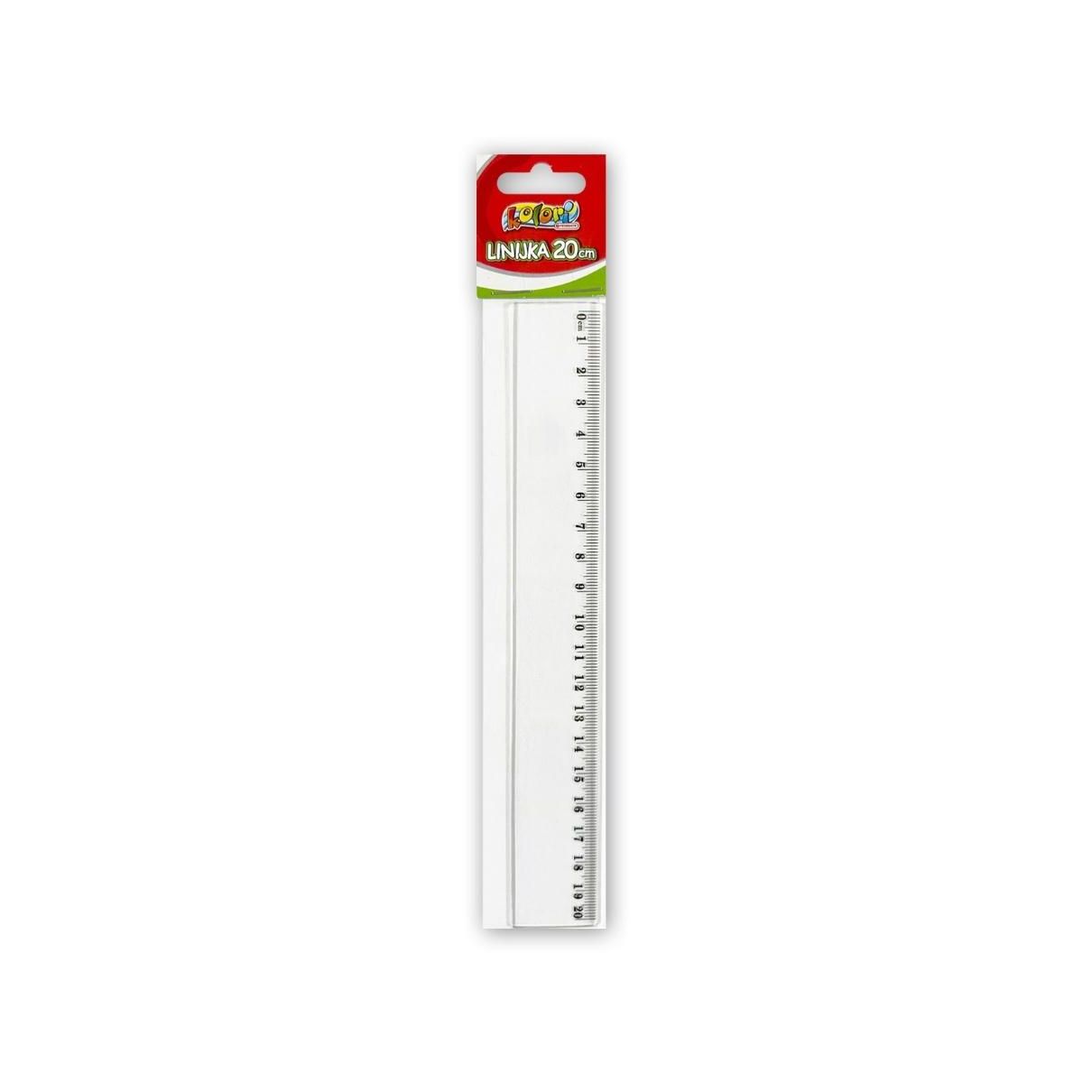 Linijka plastik Penmate Kolori 20cm (TT9000)