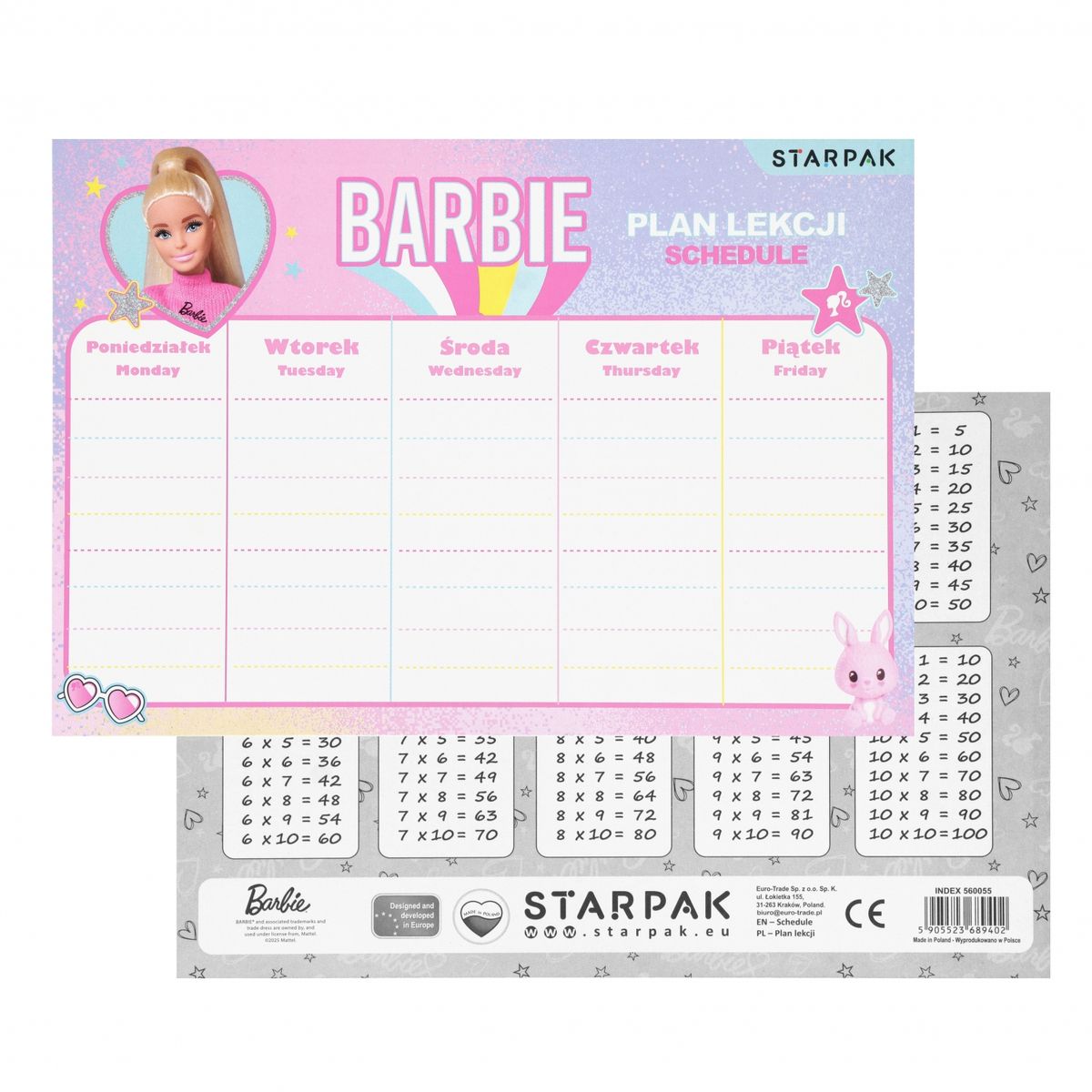 Plan lekcji Starpak (560055)