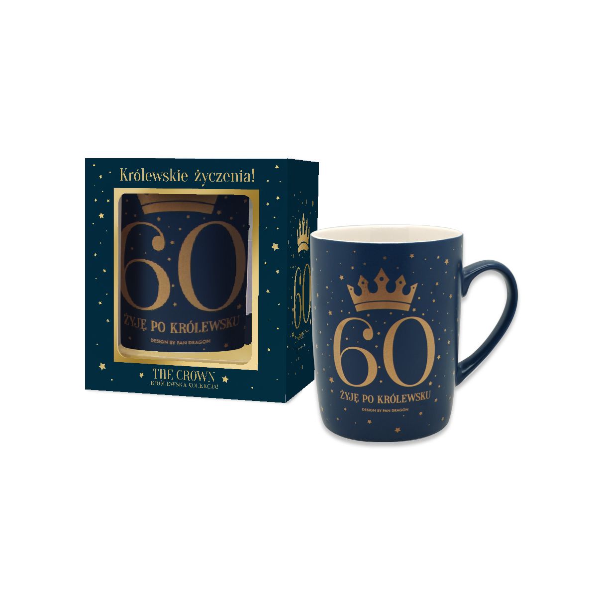 Kubek wielokrotnego użytku Pan Dragon Kubek The Crown  60m 330ml (5901854997094)