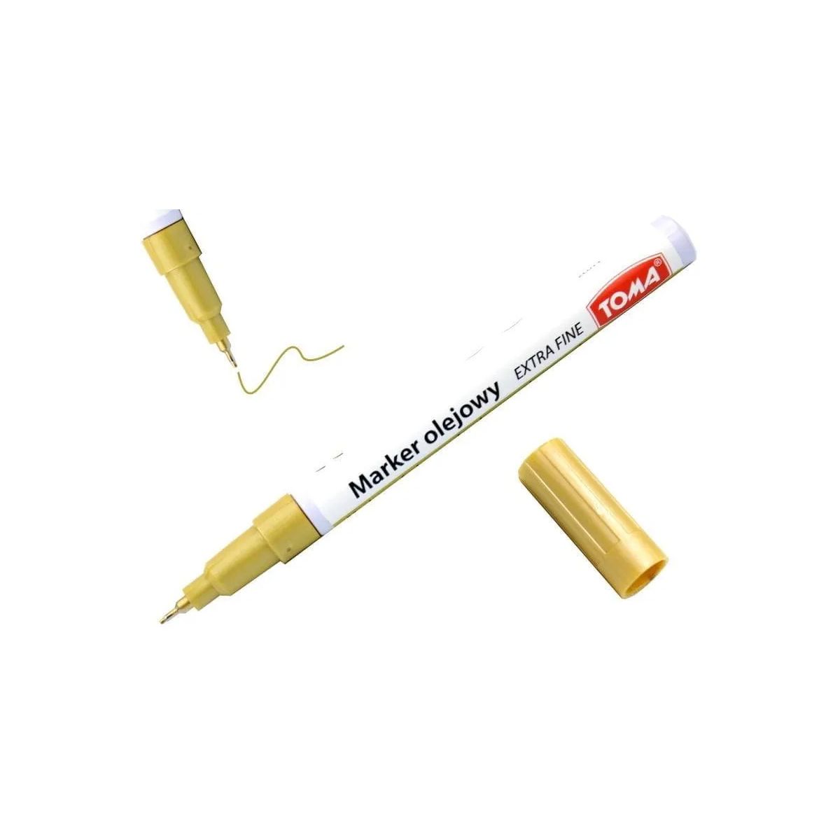 Marker olejowy Toma extra fine złoty 0,9mm (TO-442 9 6)