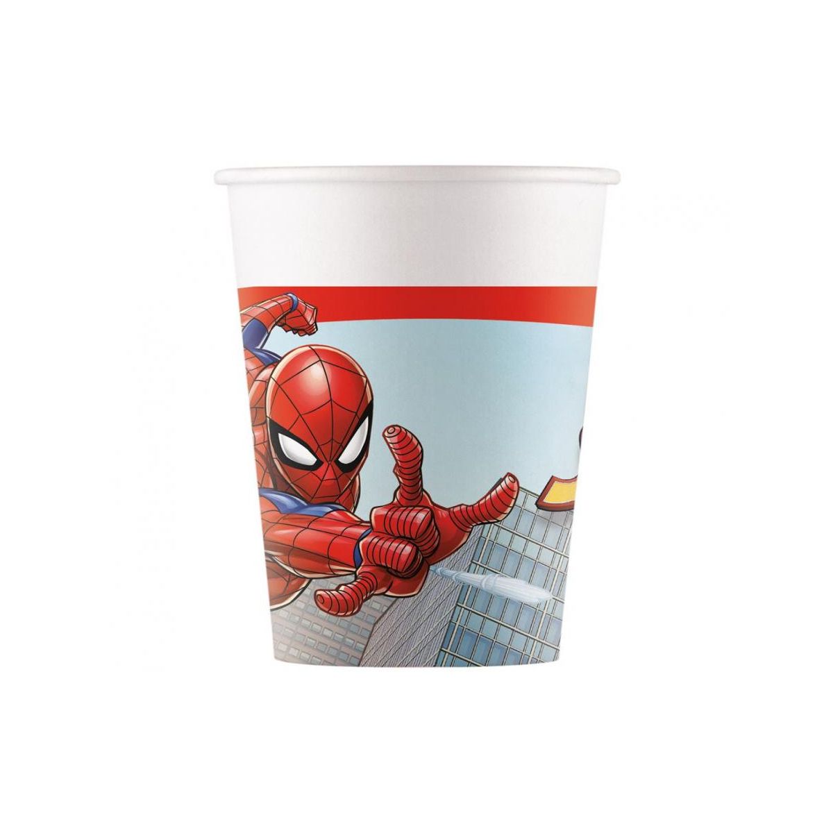 Kubek jednorazowy Godan Spiderman trzcina cukrowa 200ml (93864)