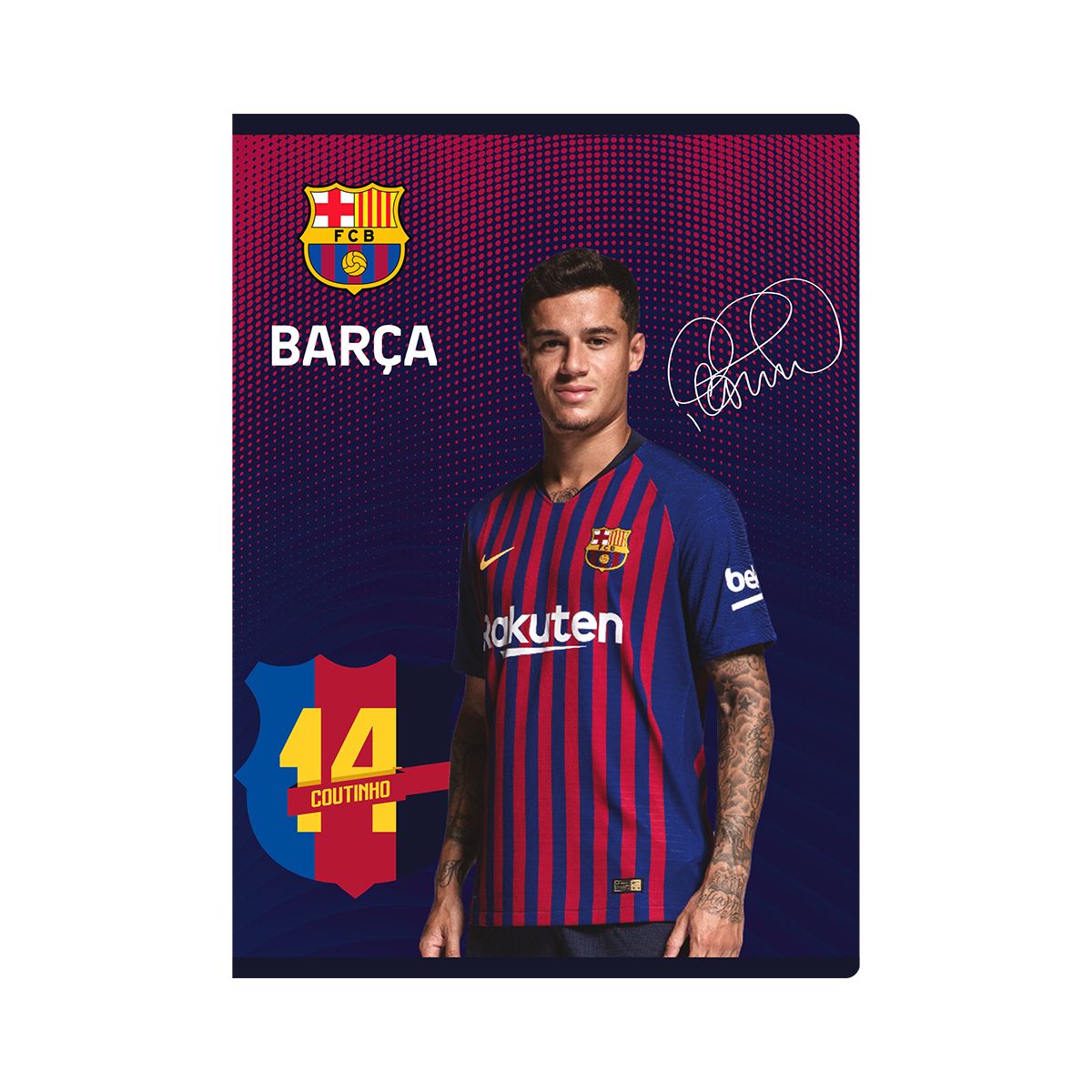 Zeszyt Class Investment Fcb Barca Fan 6 A5 16k. krata