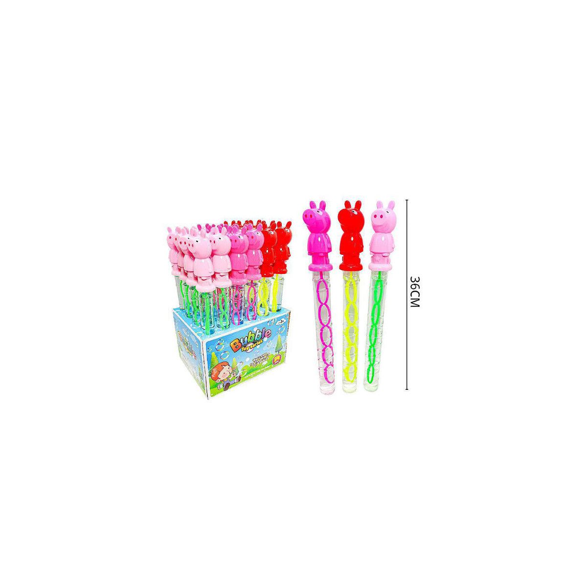 Bańki mydlane Bigtoys 36cm, świnka (BBAŃ8399)