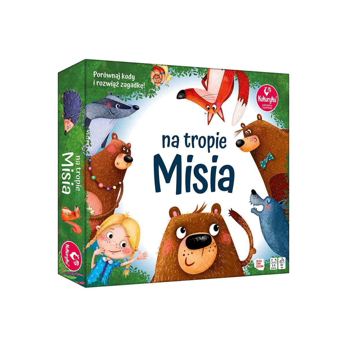 Gra planszowa Kukuryku Na tropie Misia