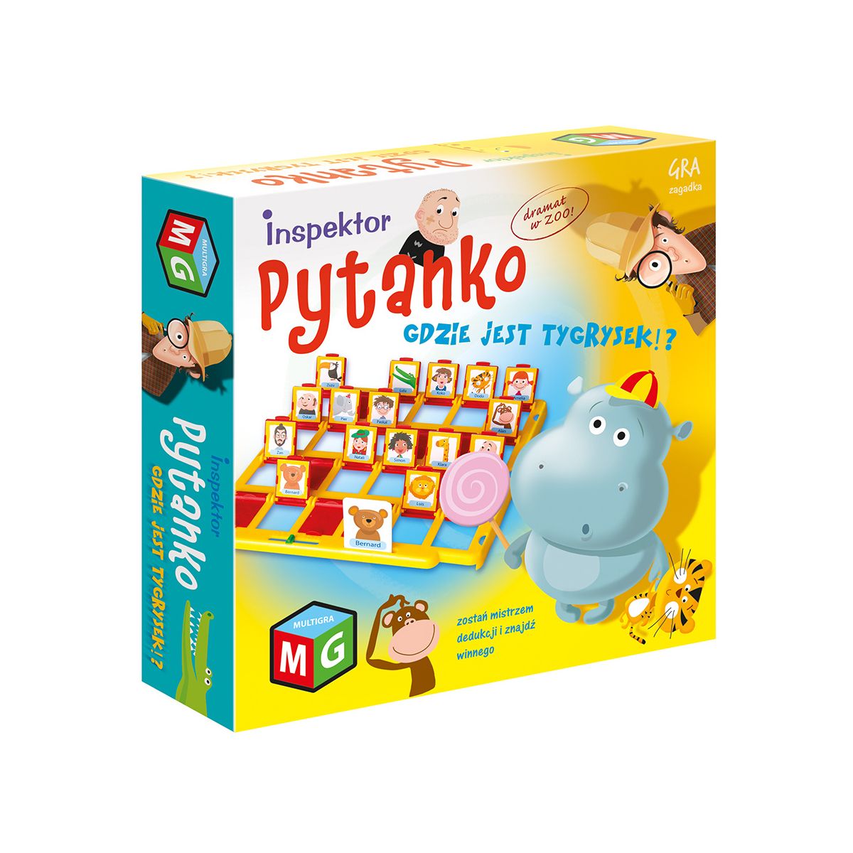 Gra edukacyjna Multigra Inspektor Pytanko Gdzie jest tygrysek ?