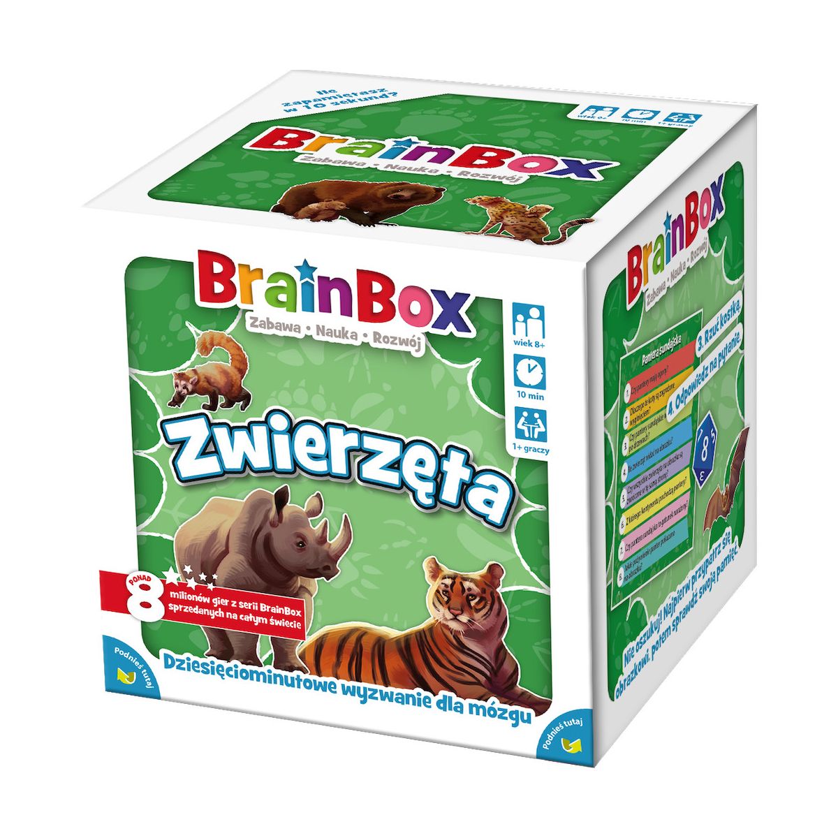 Gra edukacyjna BrainBox - Zwierzęta Rebel (5902650619968)