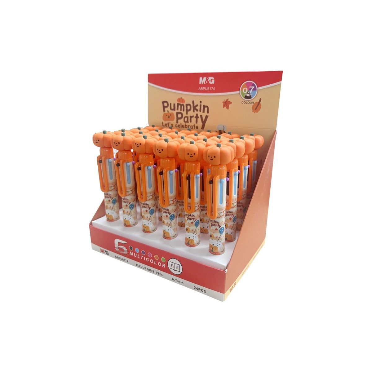 Długopis standardowy mix Mg (ABPU8174 KP24MG)