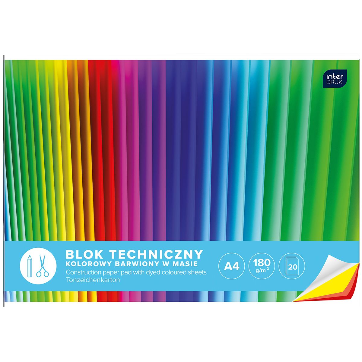 Blok techniczny Interdruk A4 180g 20k (BLTKA4LUX)