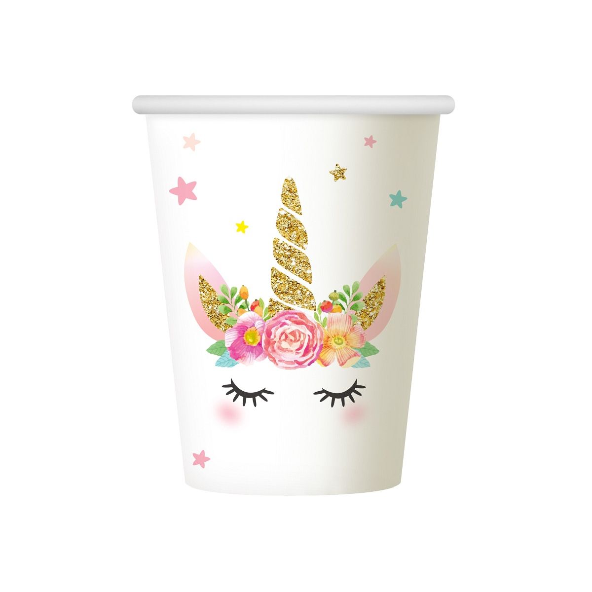 Kubek jednorazowy Godan Jednorożec 266ml/6 szt. papier 266ml (PF-KPJE)