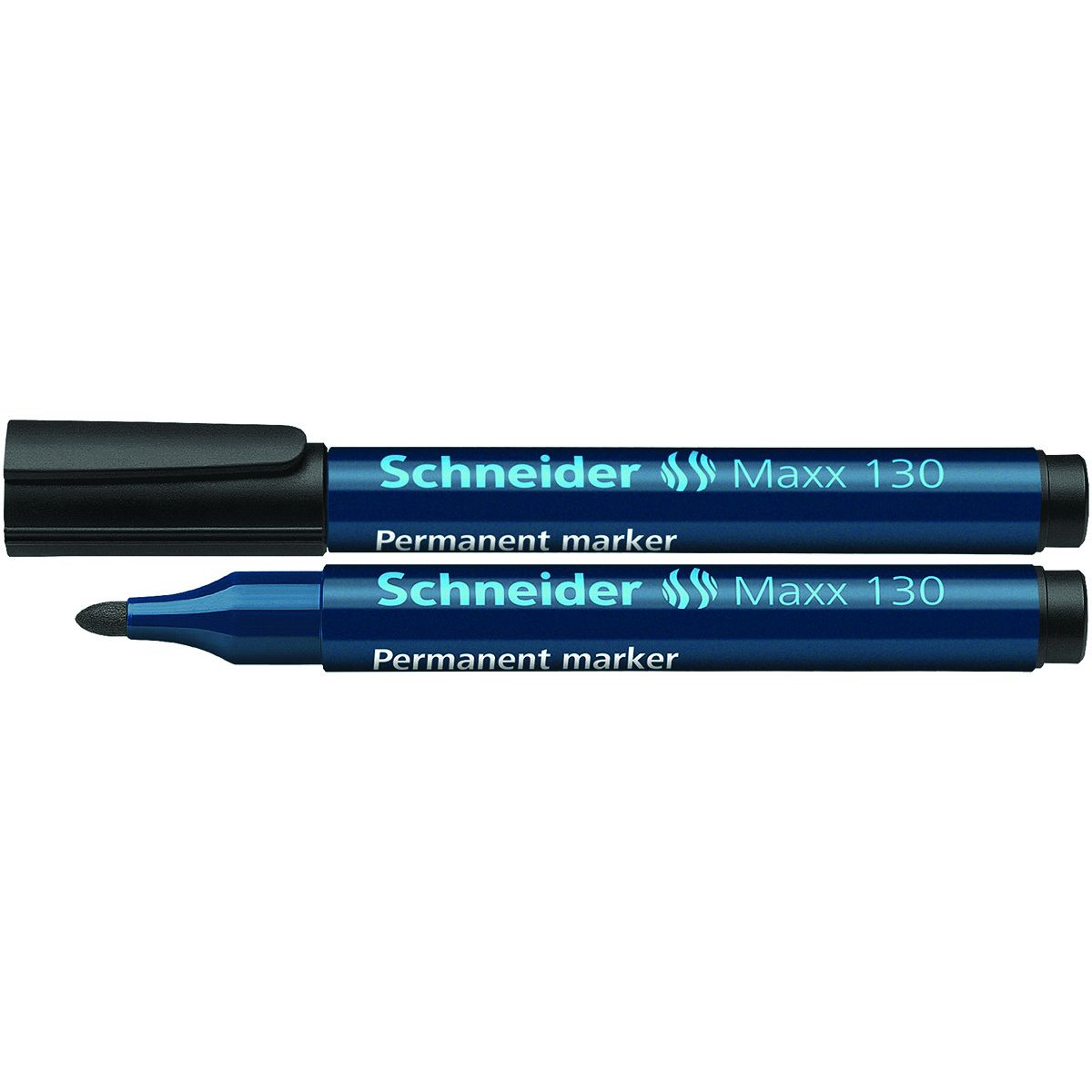 Marker permanentny Schneider Maxx 130 czarny 1,0-3,0mm okrągła końcówka (SR113001)