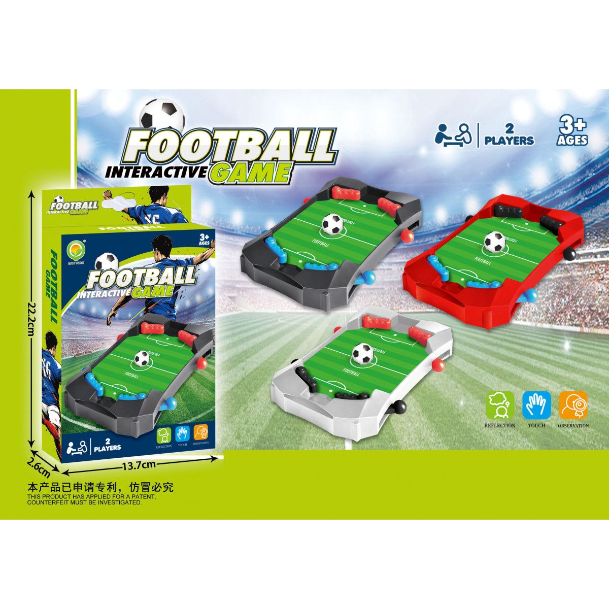 Gra zręcznościowa Lean mini gra football biała (18260)