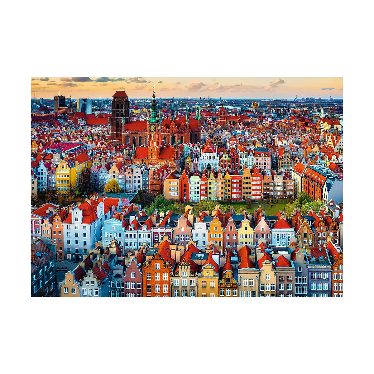 Puzzle Trefl Premium Plus Widok na Gdańsk 1000 el. (10856)