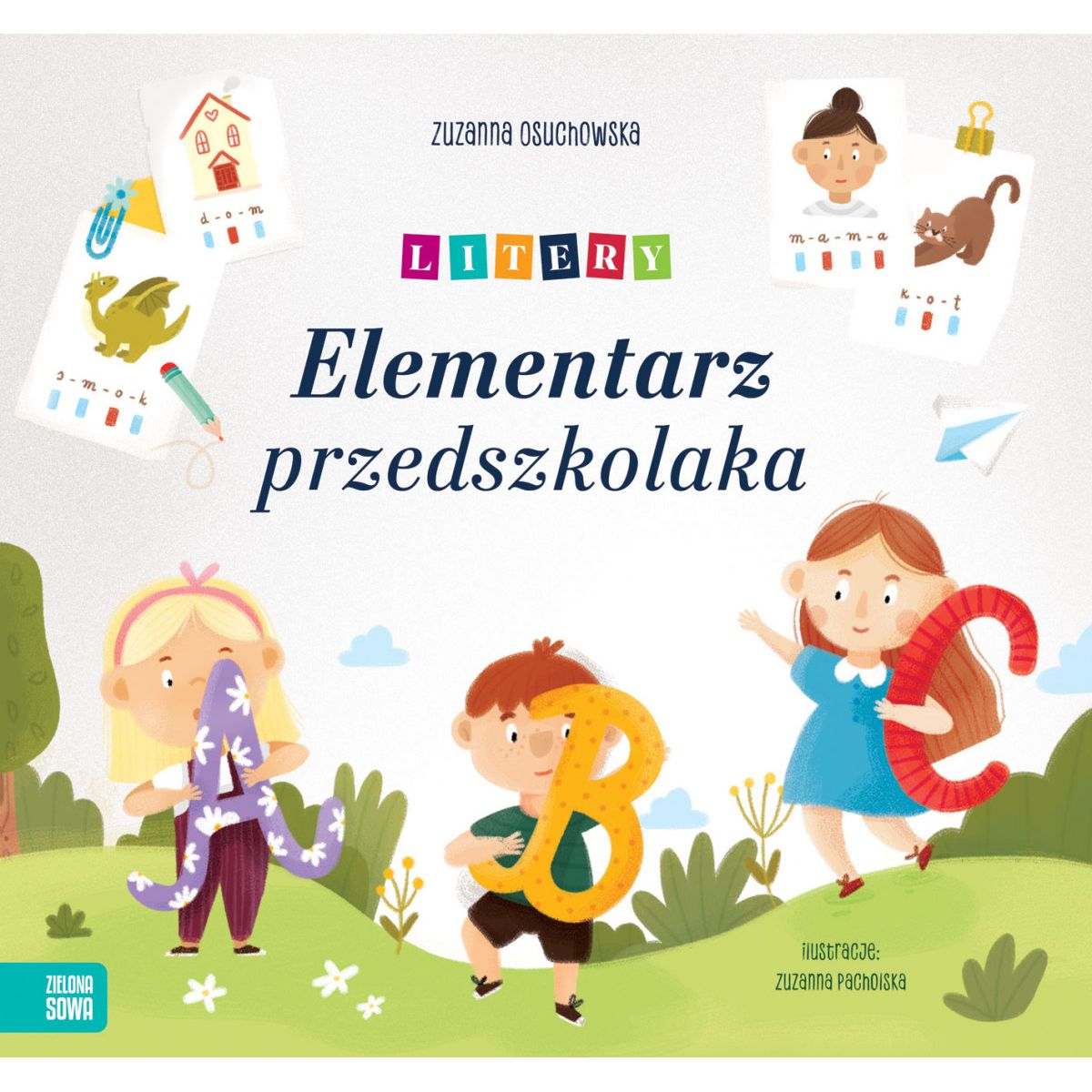 Książeczka edukacyjna Zielona Sowa Elementarz przedszkolaka