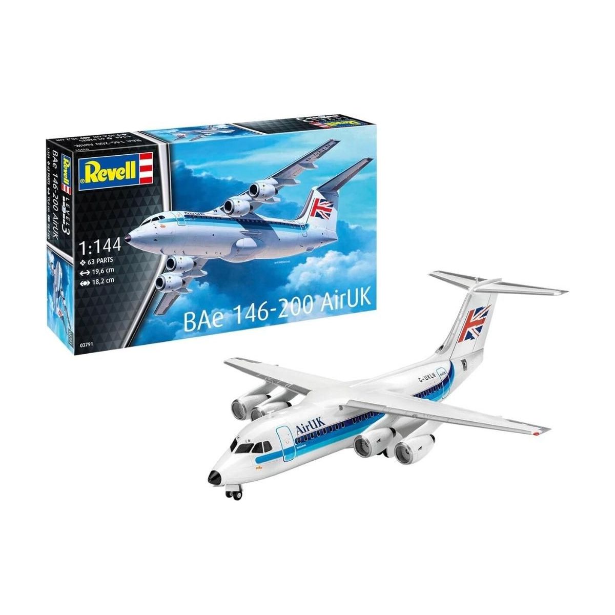 Model do sklejania Revell Samolot BAe 146-200 AirUK (03791)