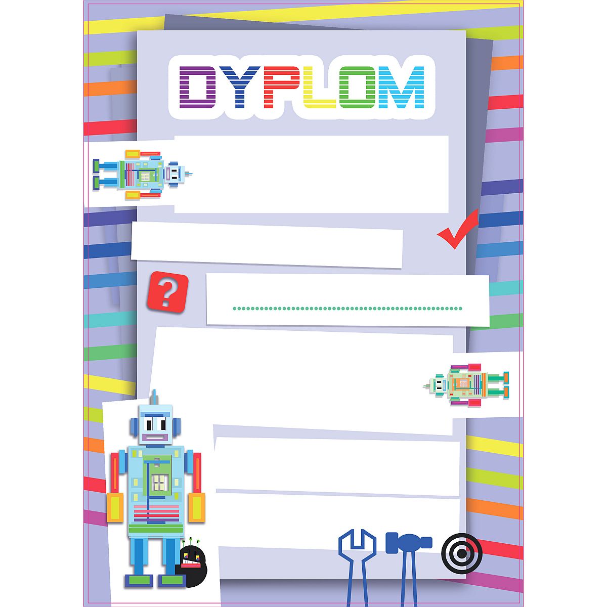 Dyplom Beniamin ROBOTY A4 200g (6091387)