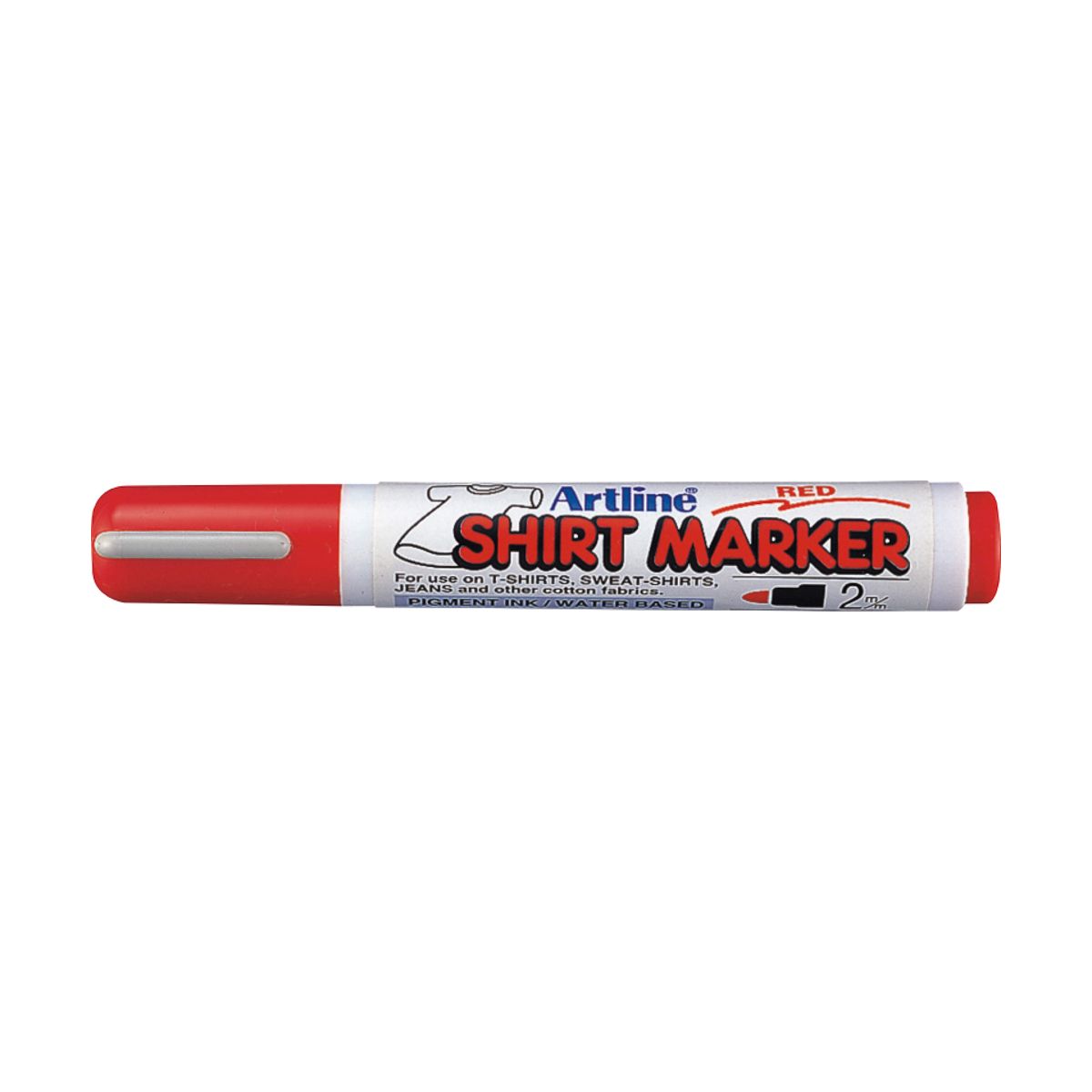 Marker specjalistyczny Artline do odzieży czerwony okrągła końcówka (AR-002 2 2)