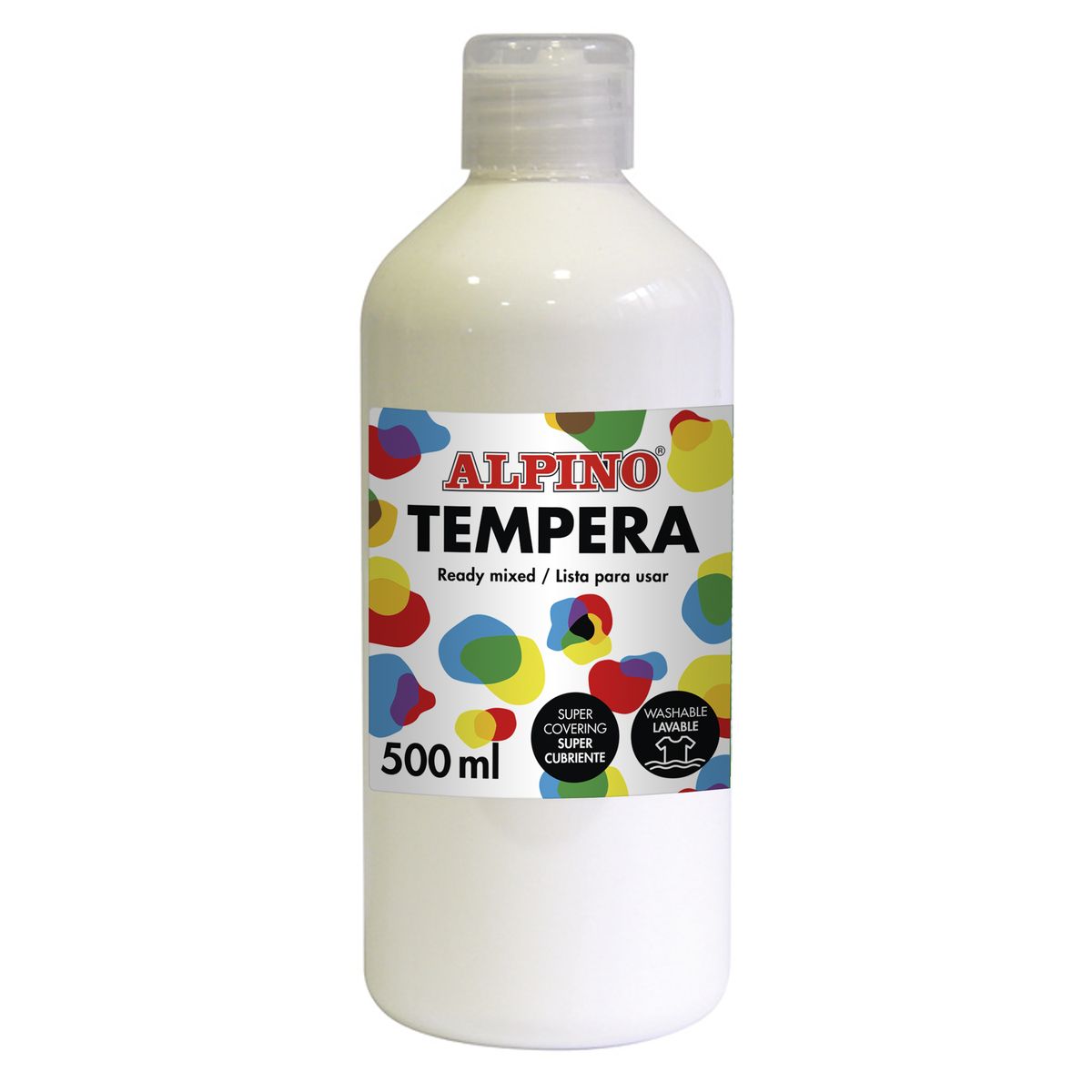 Farby plakatowe Alpino kolor: biały 500ml 1 kolor.