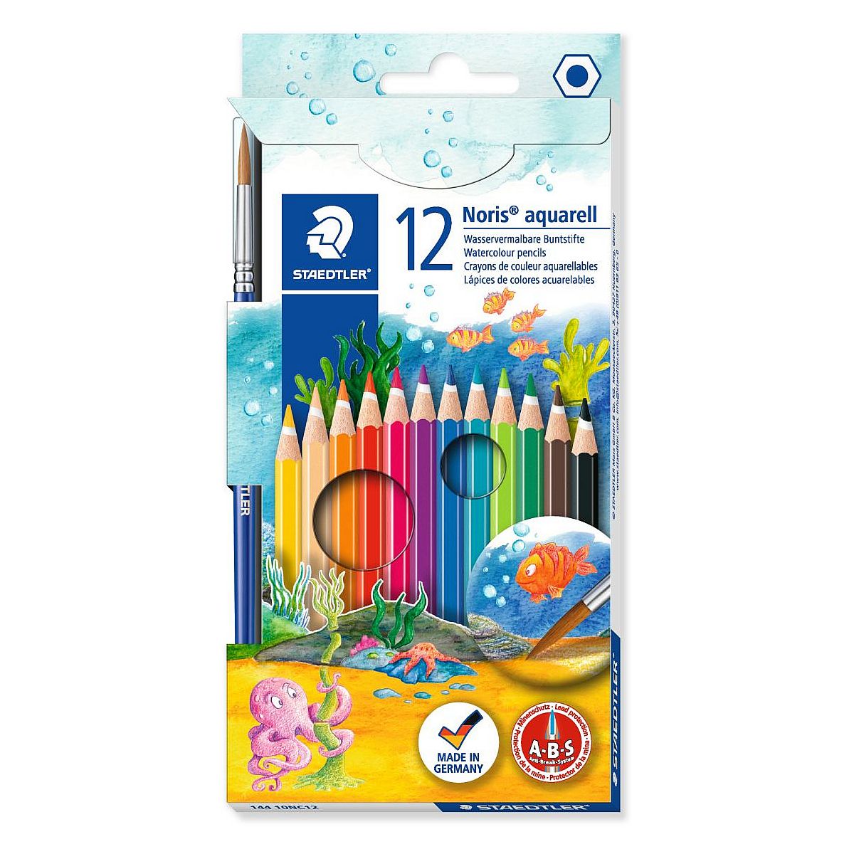 Kredki akwarelowe Staedtler Noris Club 12 kolorów (144 10NC12)