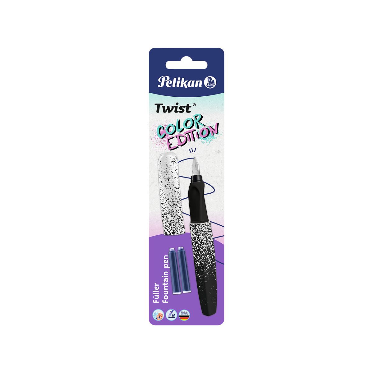 Pióro wieczne Twist biało-czarne Pelikan (300010108)