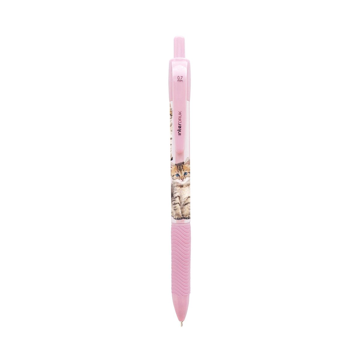 Długopis żelowy PUPPY SIGN zgripem niebieski 0,7mm Interdruk (żelowy)