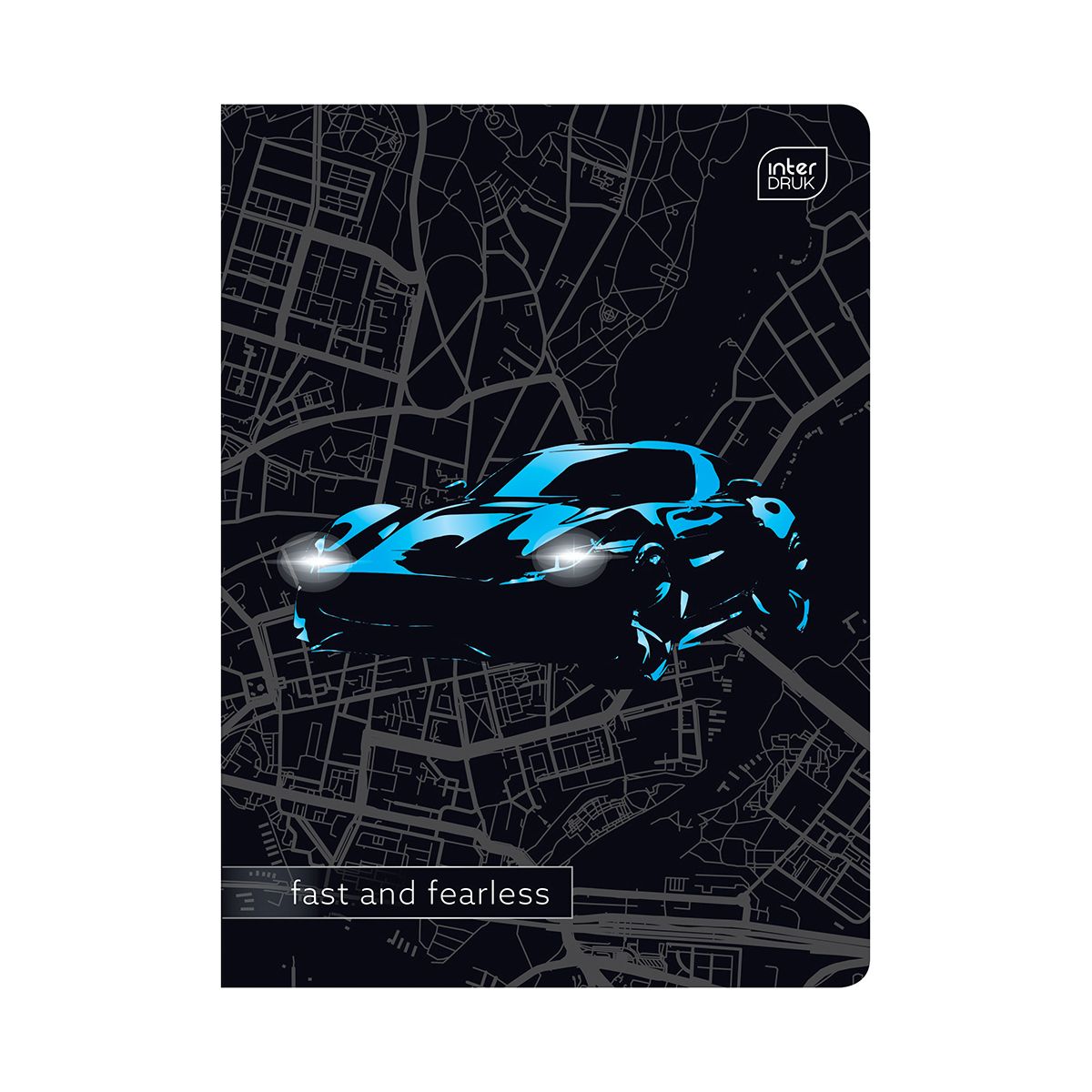 Zeszyt CARS A5 32k. 70g krata Interdruk