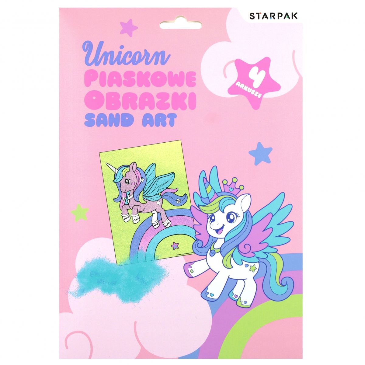 Zestaw kreatywny Starpak Unicorn Piaskowe obrazki (549173)