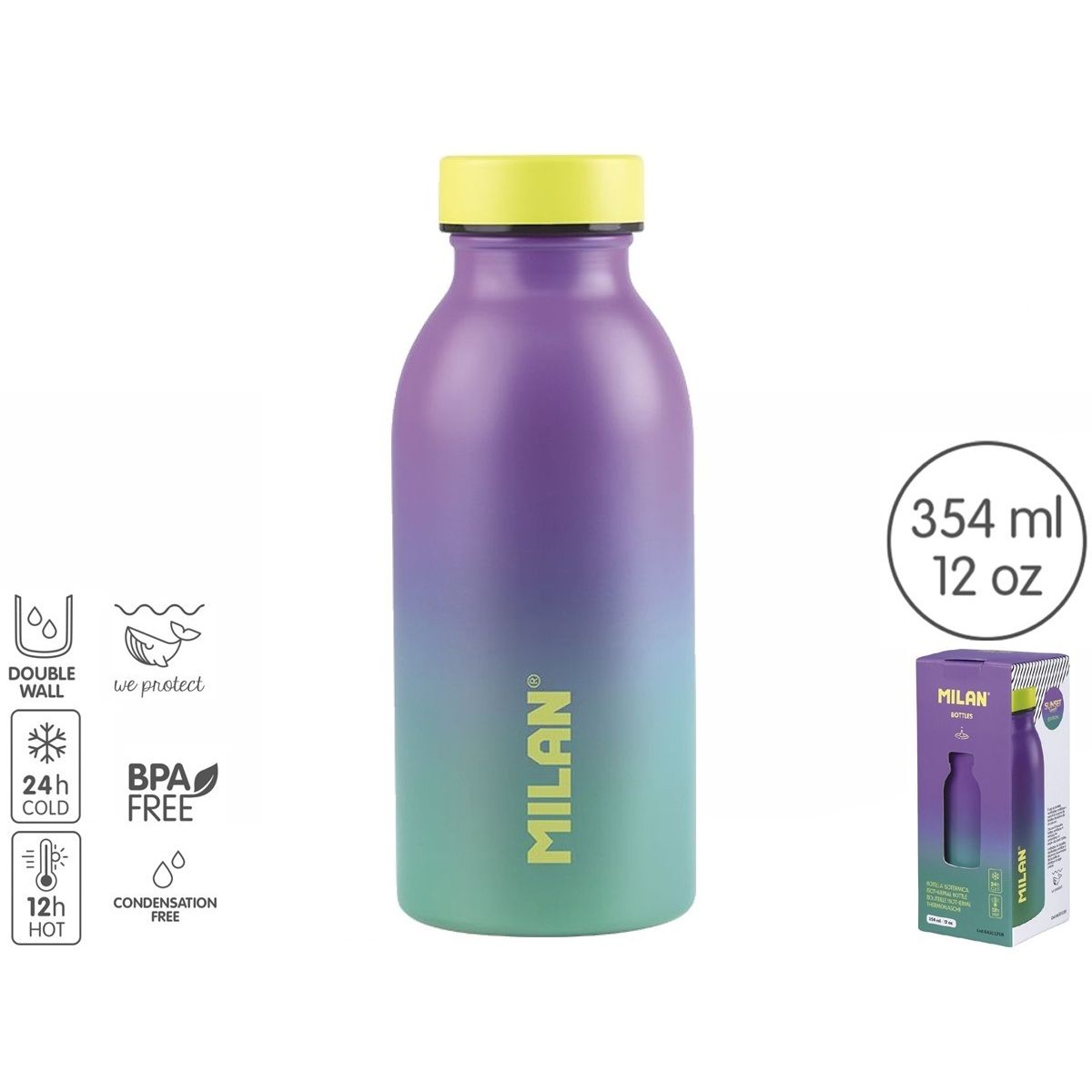 Bidon Milan Sunset 354ml (643012SN)