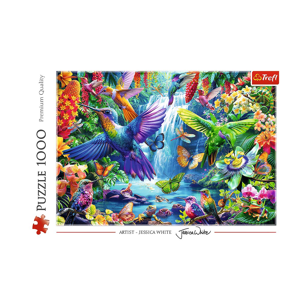Puzzle Trefl Kolibry w tropikach 1000 el. (10880)