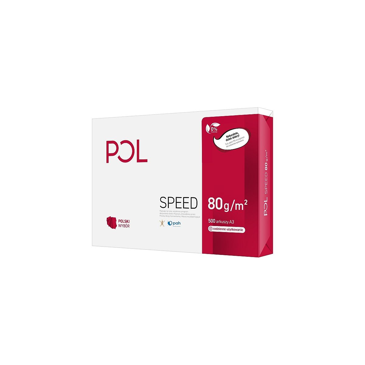 Papier ksero Pol speed A3 biały 500k. 80g