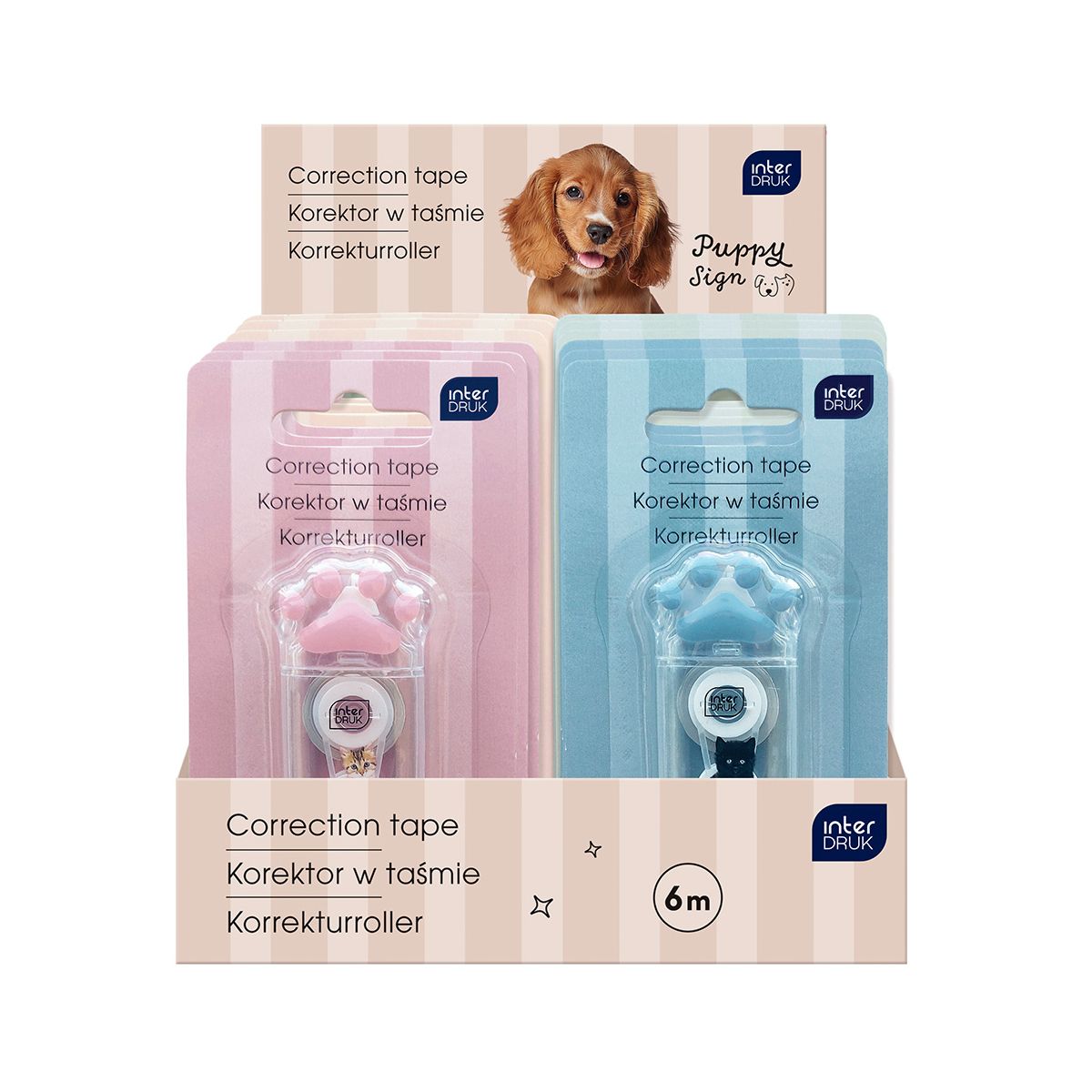 Korektor w taśmie (myszka) PUPPY SIGN6 [mm*m] Bebe (6 m)
