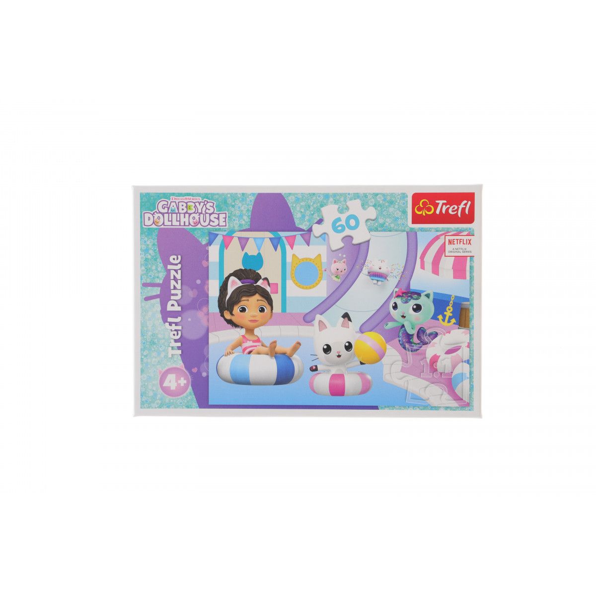 Puzzle Trefl Gabby Gabby na basenie 60 el. (17393)