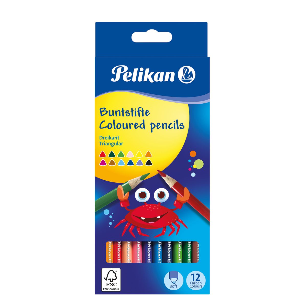 Kredki ołówkowe Pelikan 700115 12 kol. (100401582)
