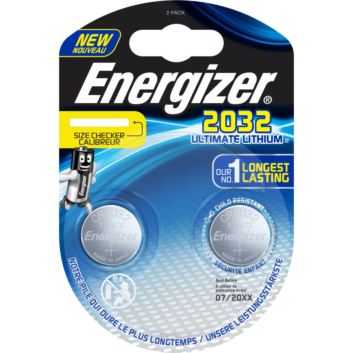 Baterie Energizer specjalistyczna Ultimate Lithum CR2032/2 CR2032 (EN-423006)