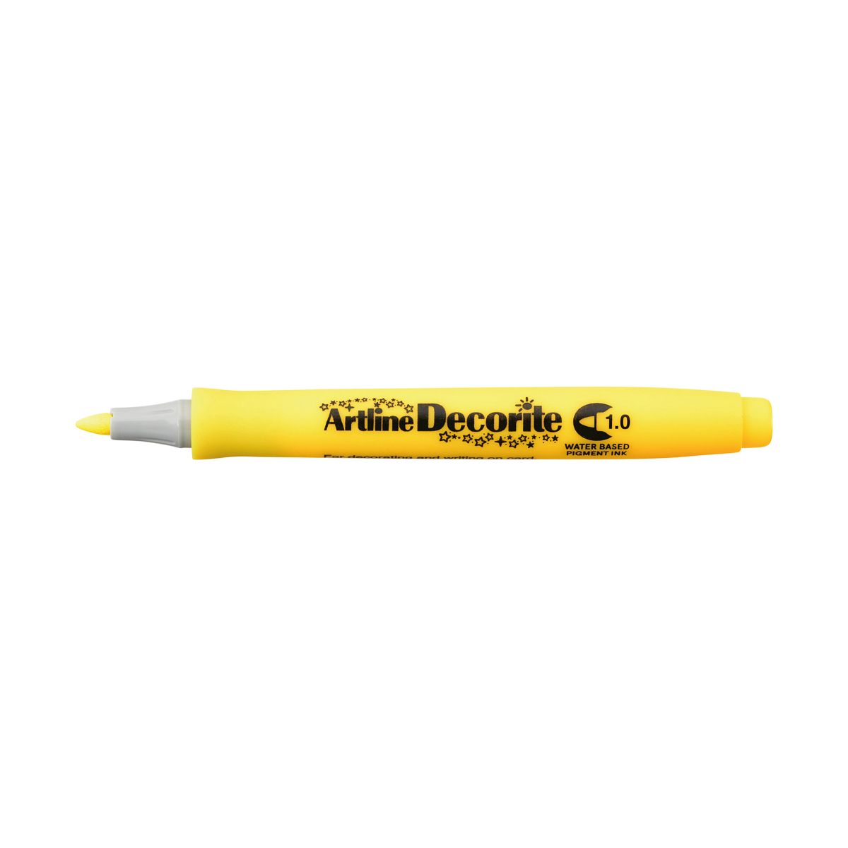 Marker permanentny Artline decorite, żółty 1,0mm pędzelek końcówka (AR-033 7 2)