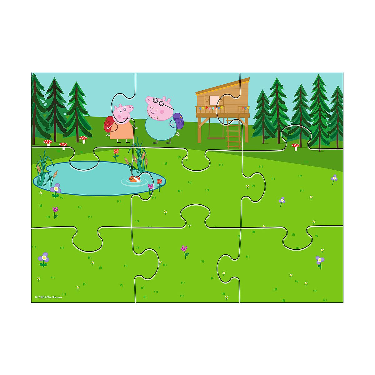 Puzzle Trefl świnka Peppa Magnetyczne Zabawy Peppy (93164)