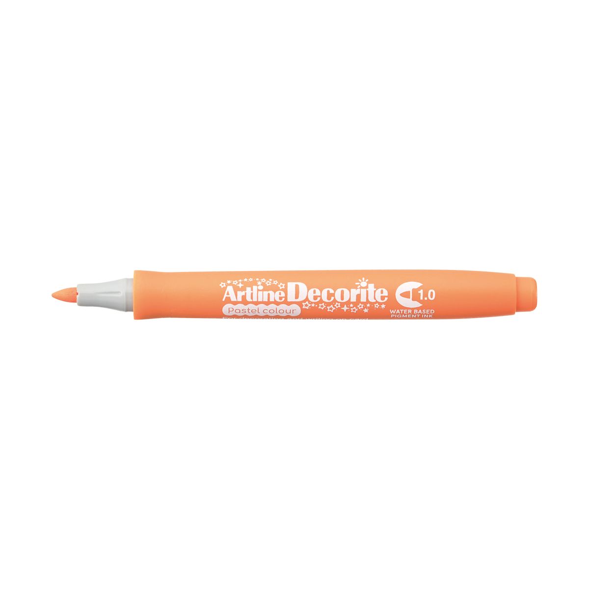 Marker permanentny Artline pastel decorite, pomarańczowy 1,0mm pędzelek końcówka (AR-033 5 4)