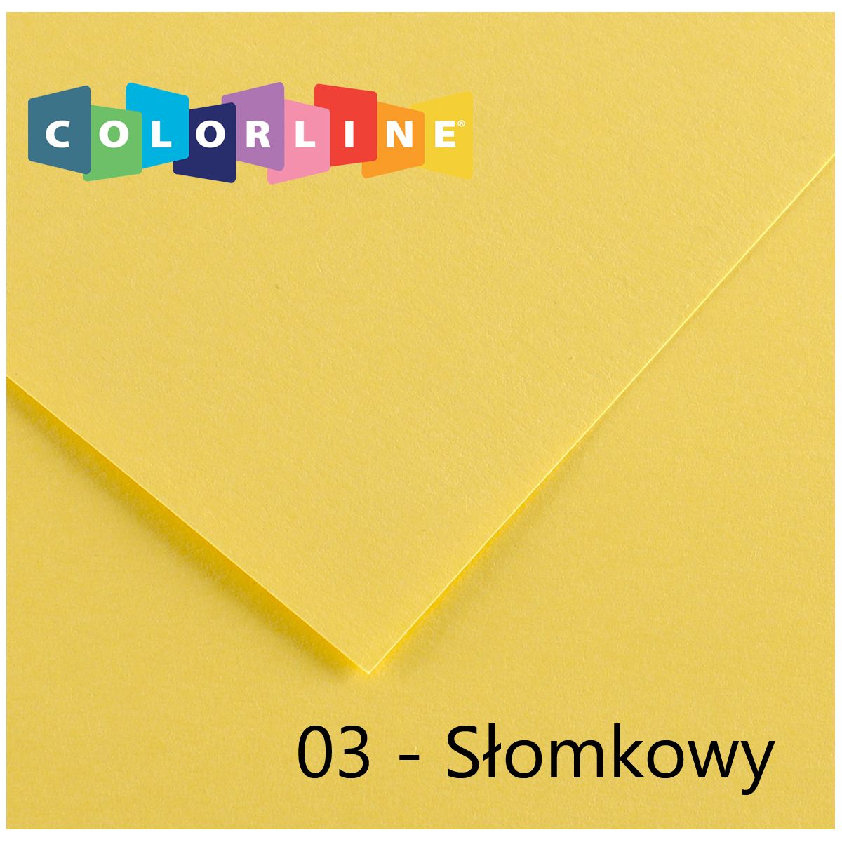 Brystol Canson Colorline 03 słomkowy 150g 10k [mm:] 500x650 (31074S052)